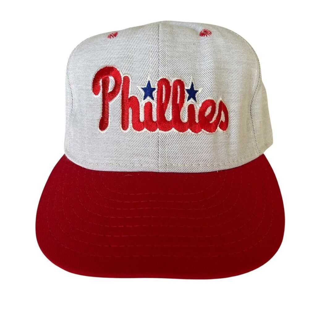 Vintage Philadelphia Phillies Hat Cap Fitted Mens 7 1/4 MLB Baseball 90s